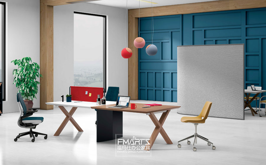 簡約板式員工臺(tái)